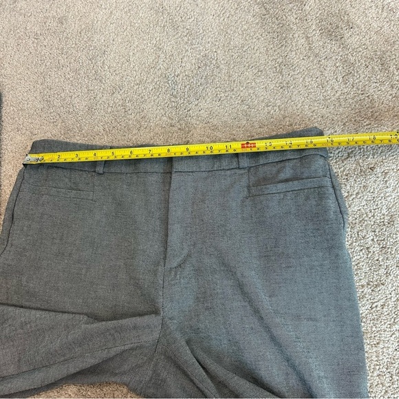 Banana Republic gray Sloan slim fit ankle pants Sz 10 - Picture 8 of 12